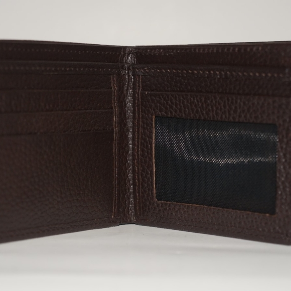 Genuine cow milled leather wallet for men - Picture 2 of 12